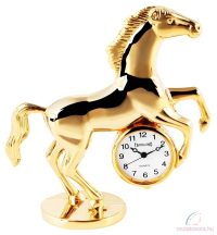 Tavolino miniatűr lovas asztali óra - fénylő arany