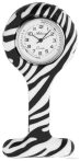 Adrina nővér óra szilikon - Zebra mintával